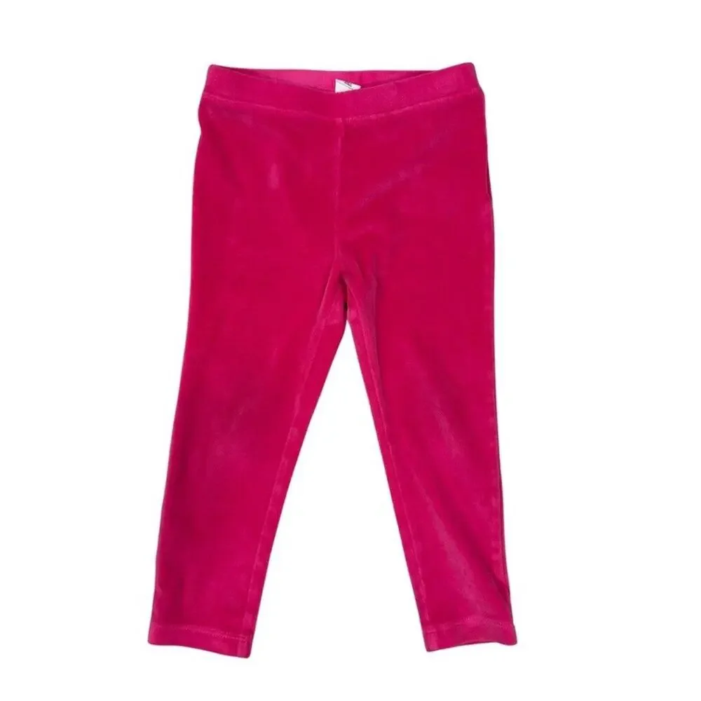 GAP Kids Velvet Leggings Pomegranate 3T